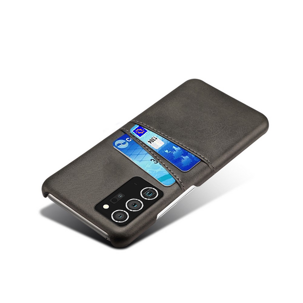 Samsung Galaxy Note 20 Ultra - Skal Med Kortfack - Svart