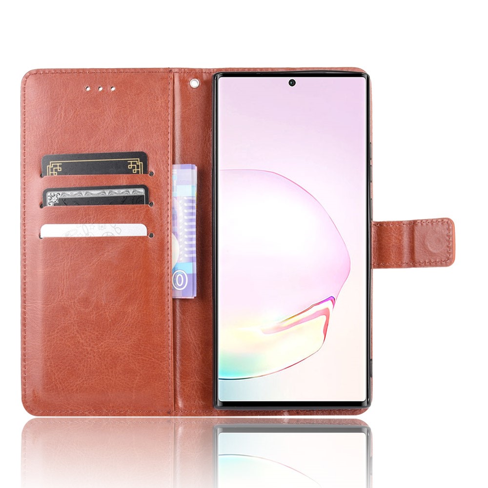 Samsung Galaxy Note 20 - Crazy Horse Plnboksfodral - Brun