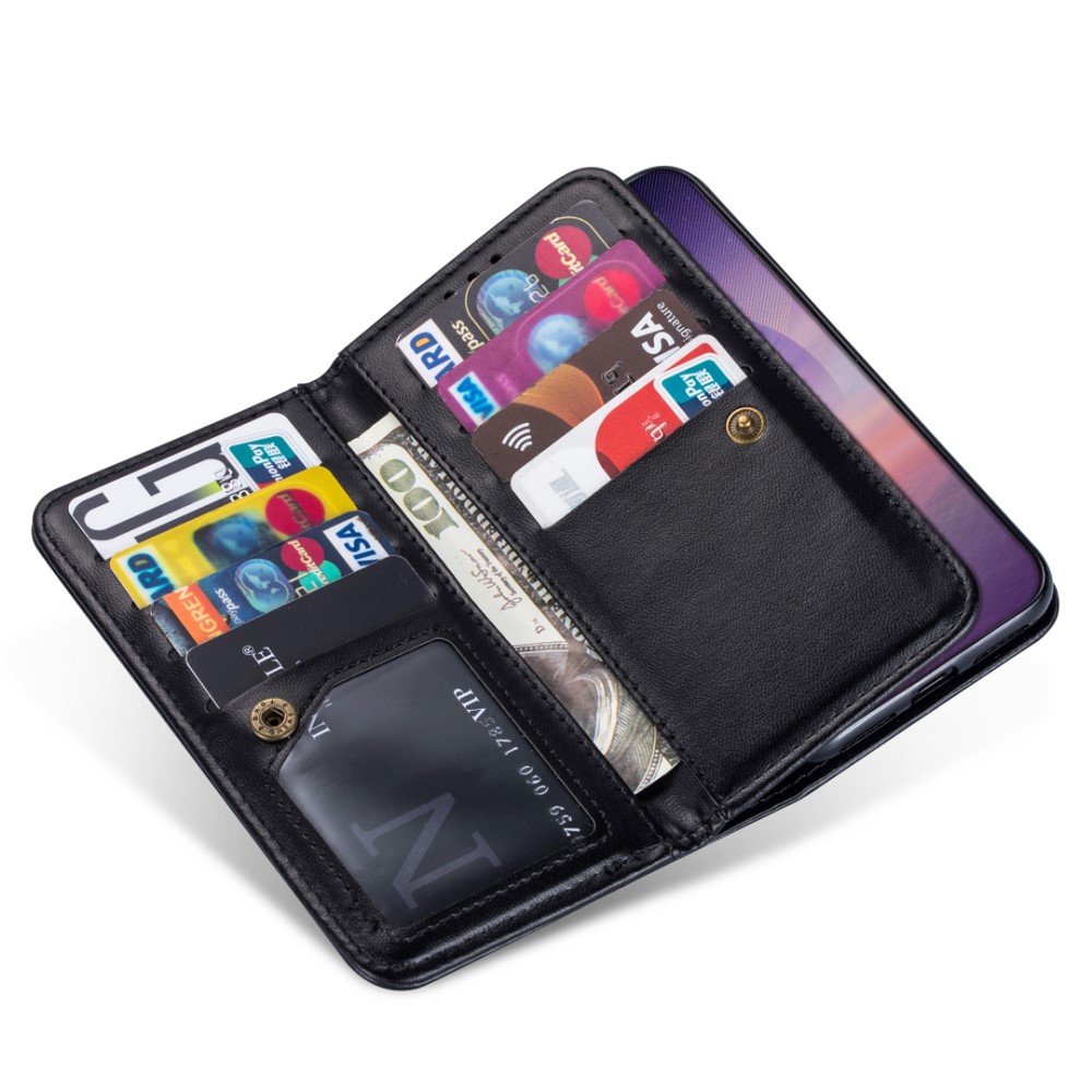 Samsung Galaxy Note 20 - 9-korts Plnboksfodral - Svart