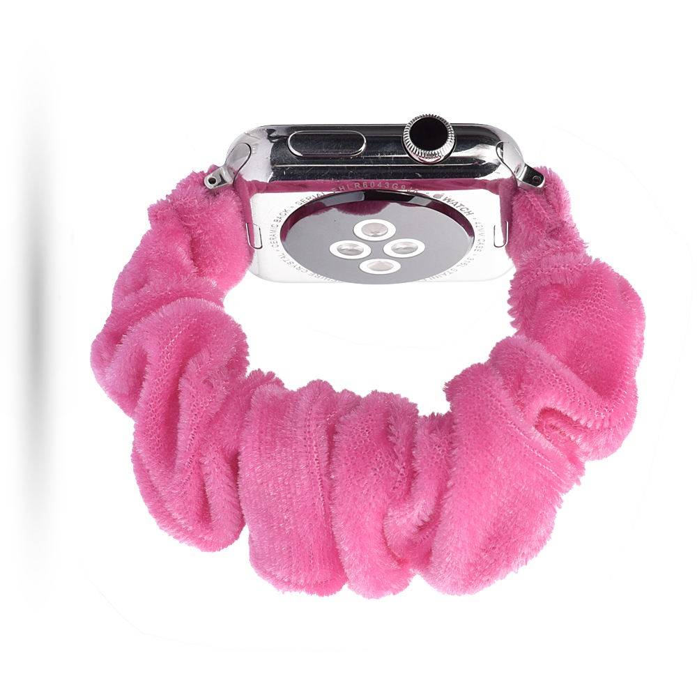 Scrunchie Pink Armband Apple Watch 42/44/45/49 mm