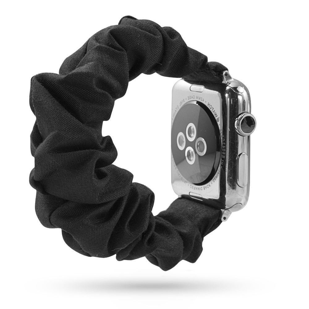 Scrunchie Black Armband Apple Watch 42/44/45/49 mm