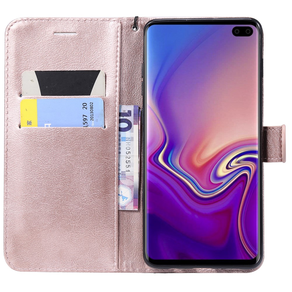 Köp Samsung Galaxy S10 Plus Plånboksfodral Roséguld