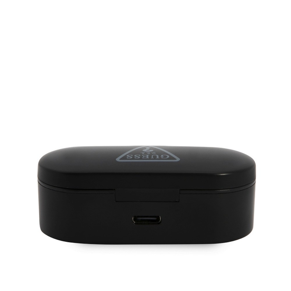 Guess True Wireless Hörlurar Triangle Logo Svart