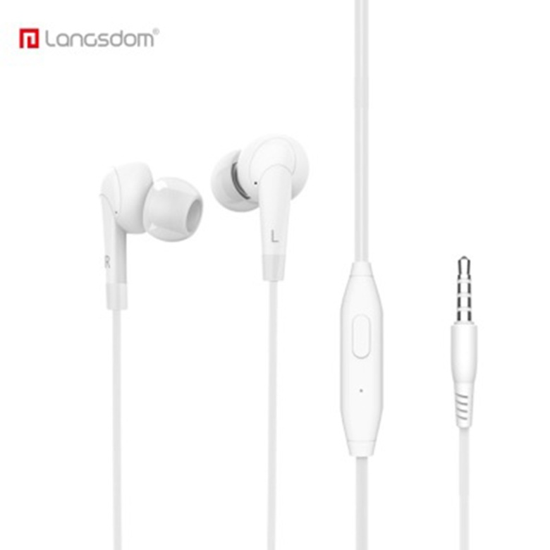 Langsdom MJ62 Hörlurar In-Ear - Vit