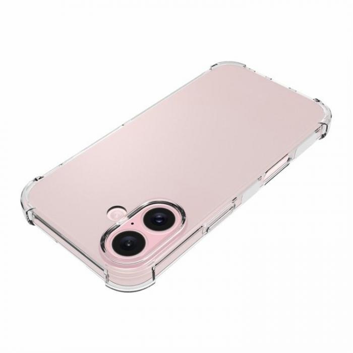 iPhone 16 Skal Shockproof TPU Transparent