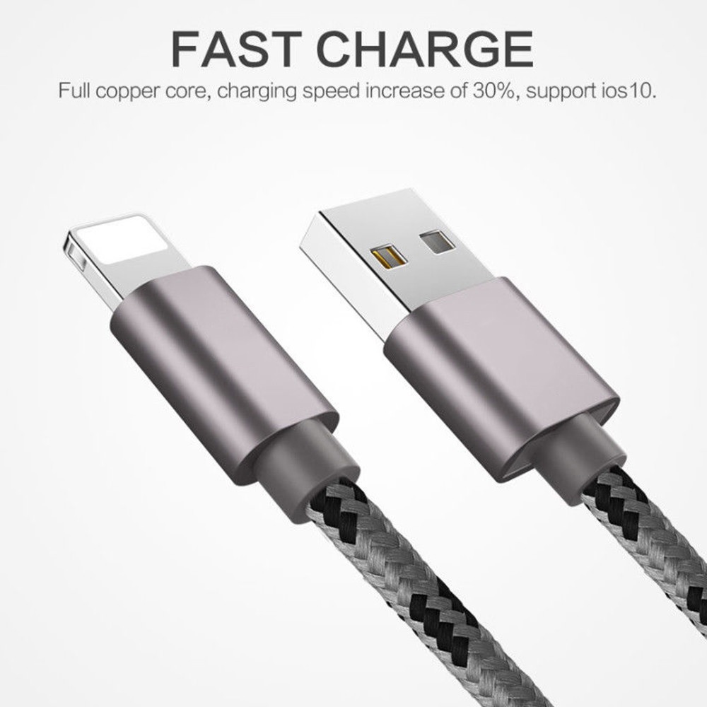 Lightning Laddning Kabel - Grå 2m