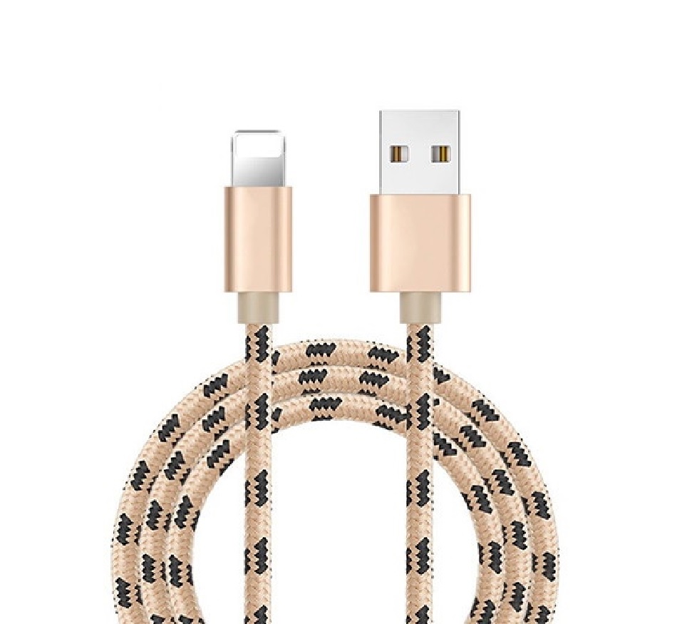 Lightning Laddning Kabel - Guld 1m