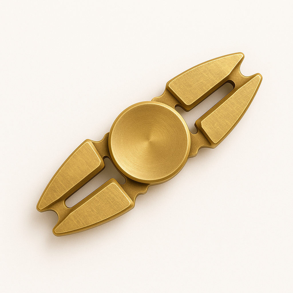 Fidget Spinner Spiky Duo - Guld