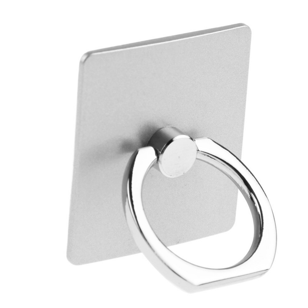 Universal Ring Hållare - Silver Fyrkant