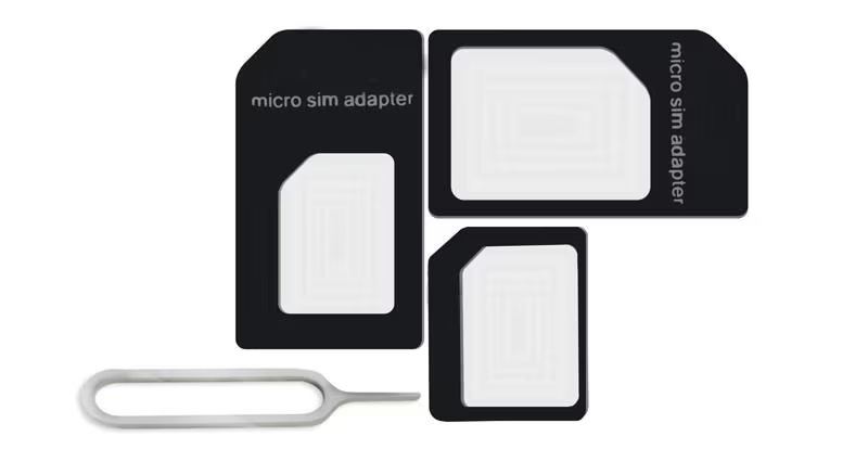 NOOSY Sim-Korts koventerare För Nano Sim-Kort - Svart