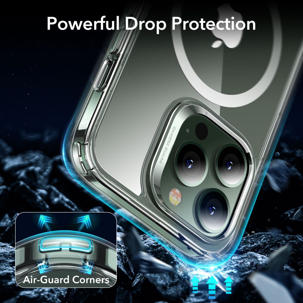 ESR iPhone 13 Pro Max Skal MagSafe Hybrid Transparent