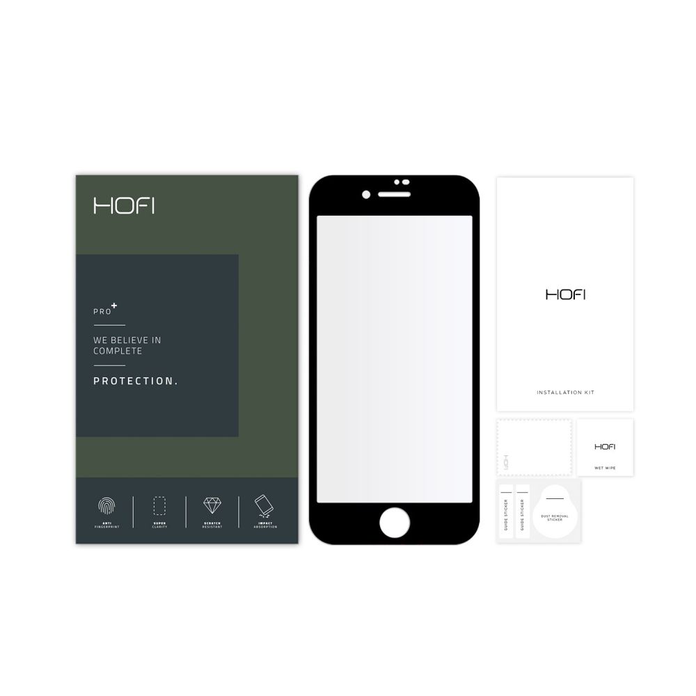 HOFI iPhone 7/8/SE Skrmskydd Pro+ Heltckande