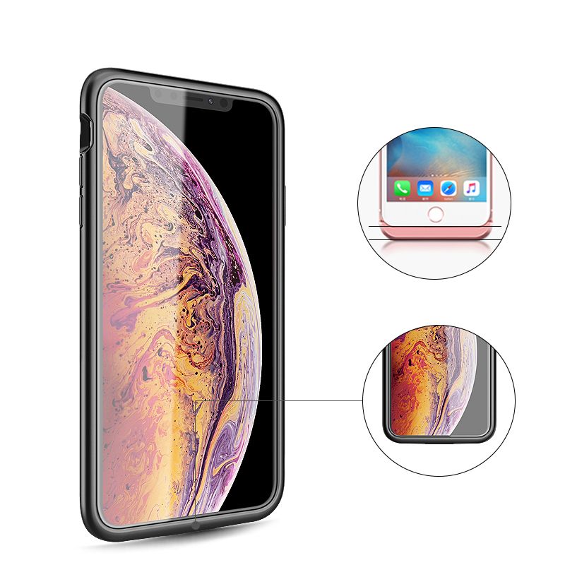 Tech-Protect iPhone X/Xs Skal 3200 mAh Inbyggt Batteri Svart
