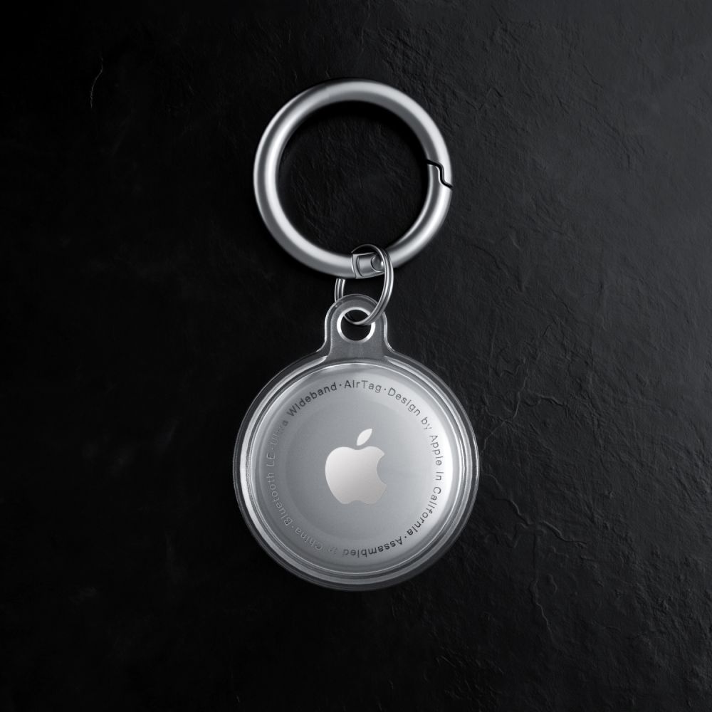 Tech-Protect Apple AirTag Hllare Nyckelring Icon Transparent