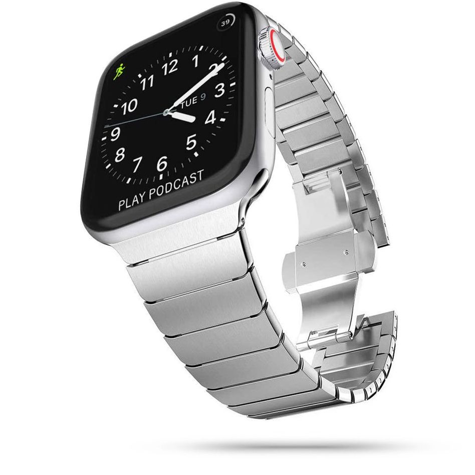 Tech-Protect Apple Watch 42/44/45/49 mm Metallarmband Silver