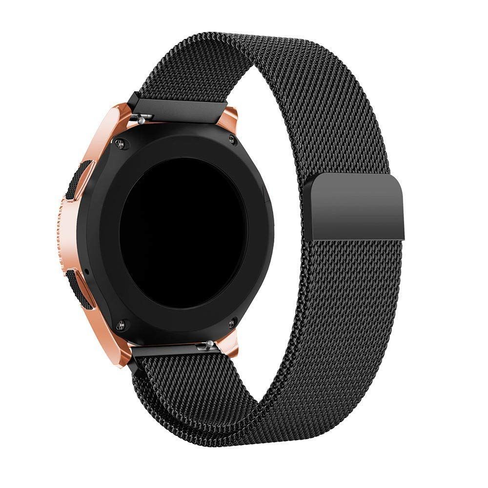 Tech-Protect Milanese Loop Metall Armband Smartwatch Svart (22 mm)