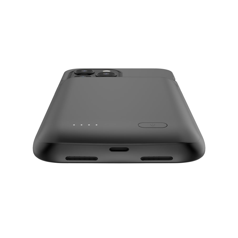 Tech-Protect 4800 mAh Powercase iPhone 13 Pro Max / 12 Pro Max Svart