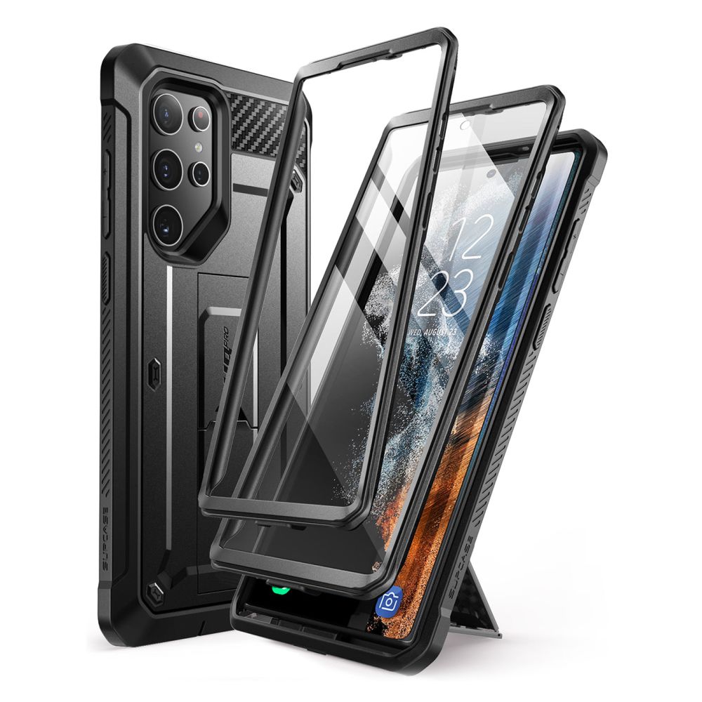 Supcase Samsung Galaxy S22 Ultra Skal 2-SET Unicorn Beetle Pro Svart