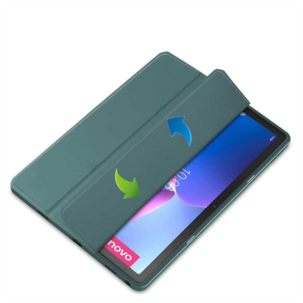 Tech-Protect Lenovo Tab M10 Plus Gen 3 Fodral Hybrid Pennhållare Grön