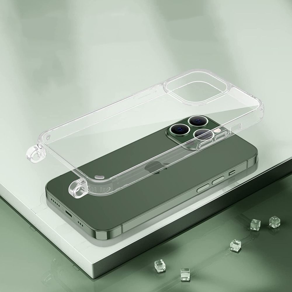 Tech-Protect iPhone 13 Pro Skal FlexAir Snodd Svart / Rosa
