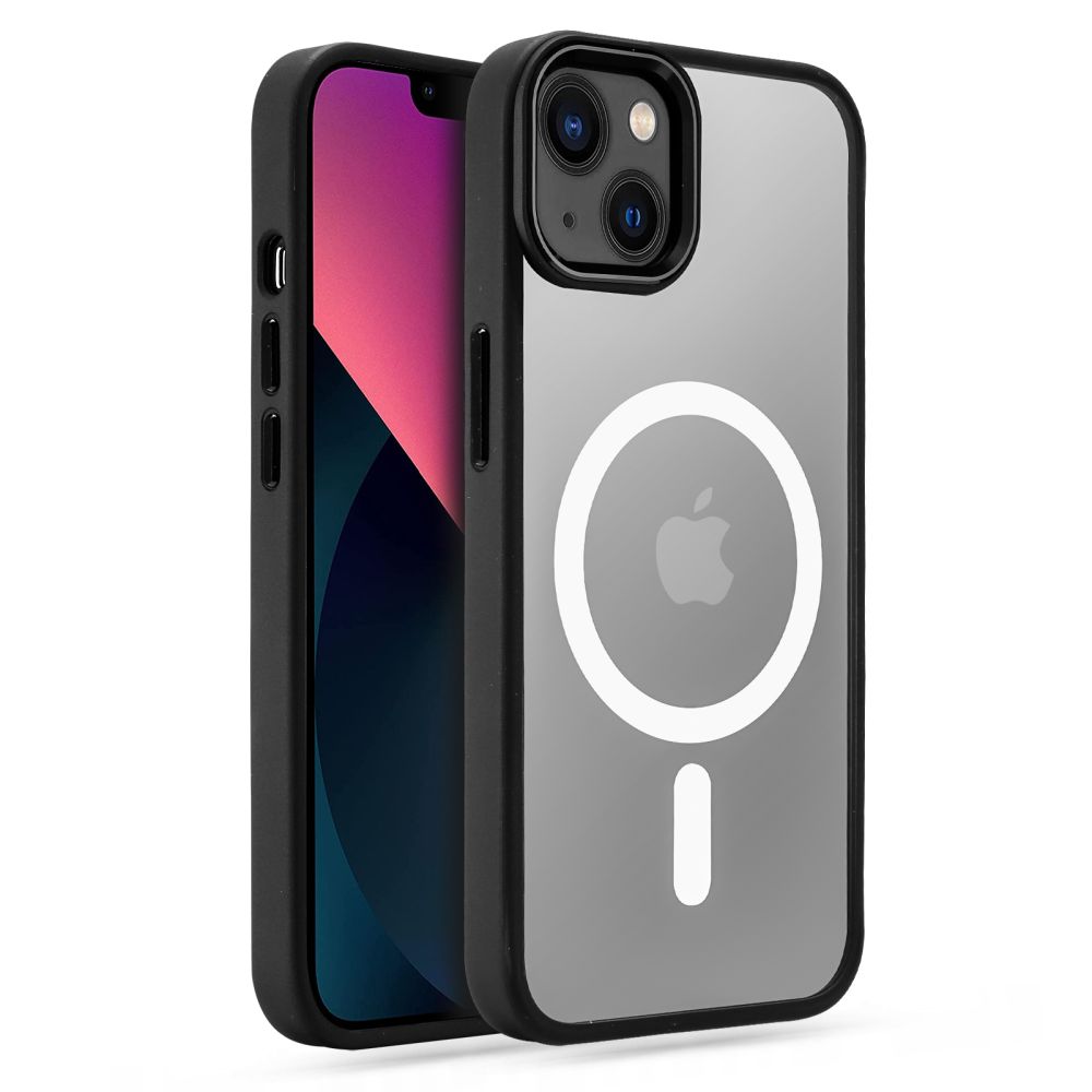 Tech-Protect iPhone 13 Skal MagMat MagSafe Svart/Transparent