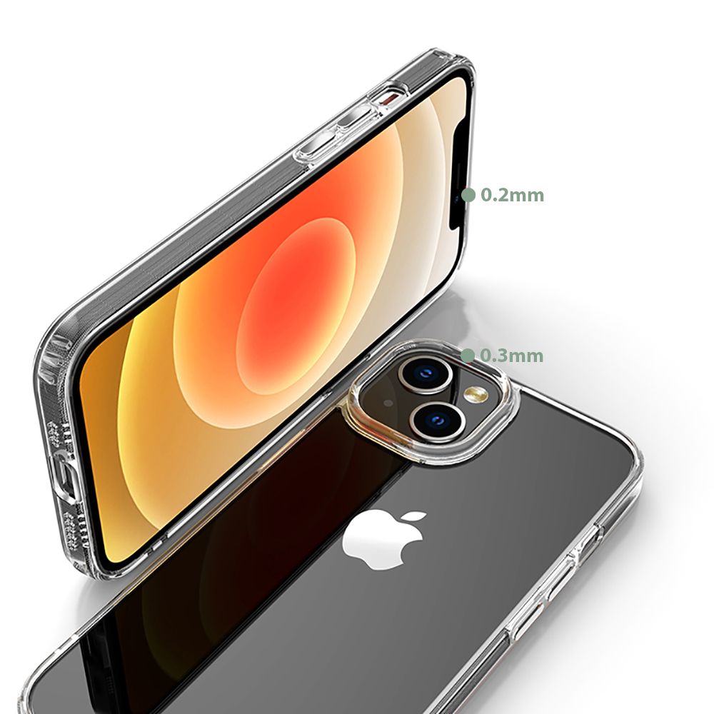 Tech-Protect iPhone 12 / 12 Pro Skal FlexAir Hybrid Transparent