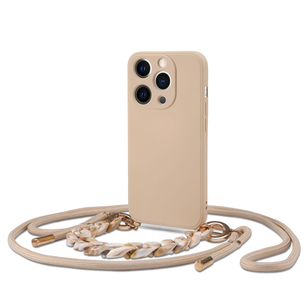 Tech-Protect iPhone 13 Pro Skal Icon Chain Beige