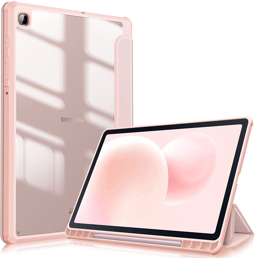 Tech-Protect Galaxy Tab S6 Lite 10.4 Fodral SmartCase Hybrid Rosa