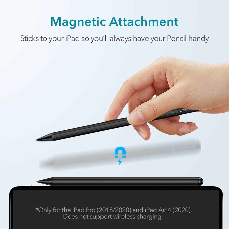 ESR Digital+ Magnetisk Stylus Penna Fr iPad Svart