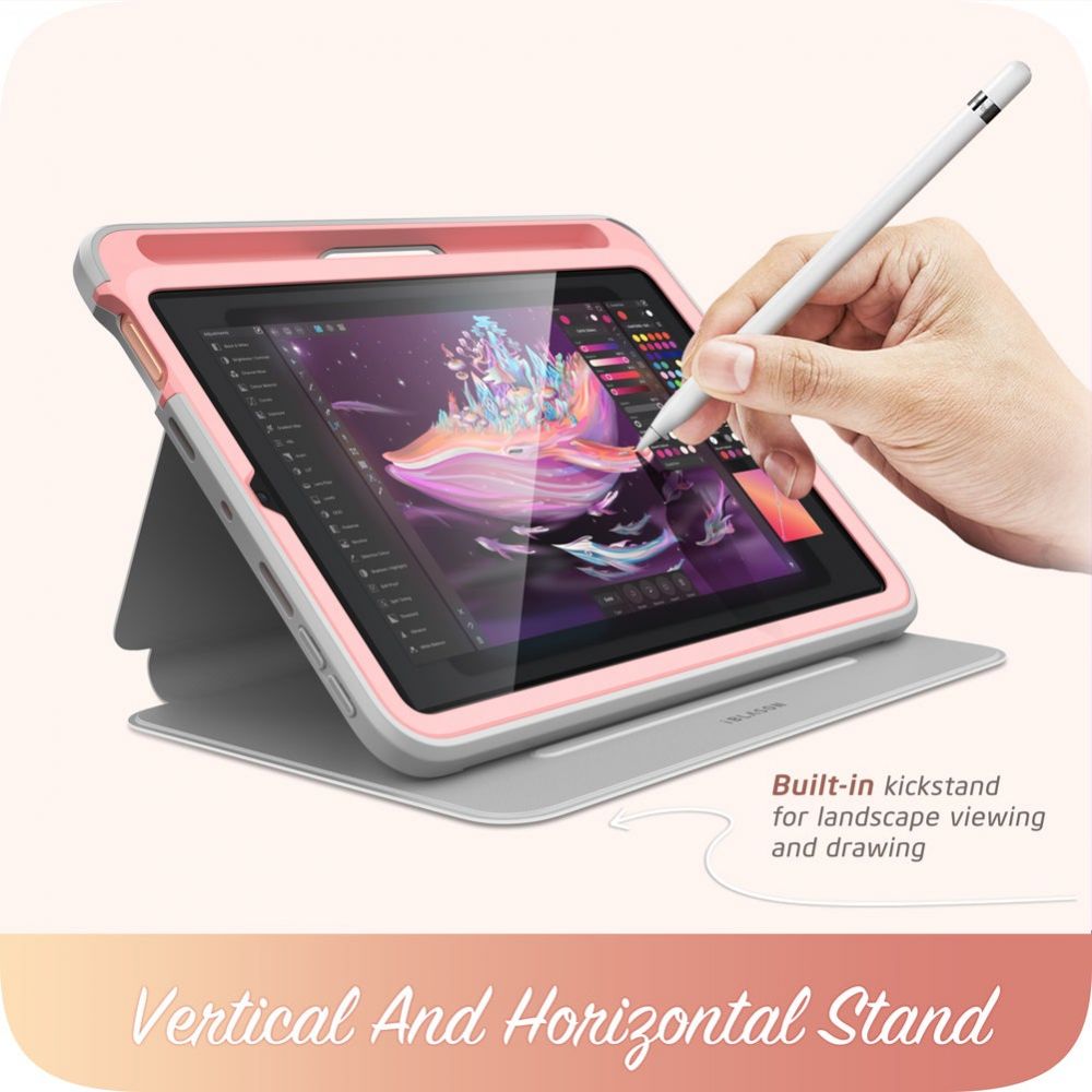 Supcase iPad Mini 2021 Fodral Cosmo Pencil Marmor