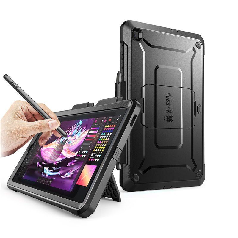 Supcase Samsung Galaxy Tab S6 Lite Skal Unicorn Beetle Pro Svart