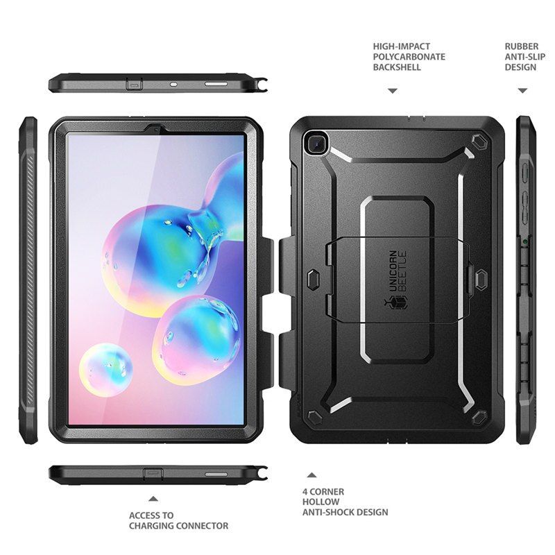 Supcase Samsung Galaxy Tab S6 Lite Skal Unicorn Beetle Pro Svart