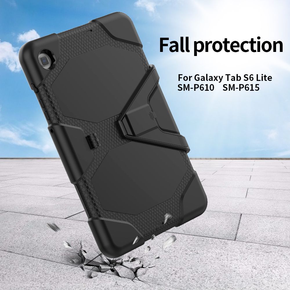 Tech-Protect Galaxy Tab S6 Lite 10.4 Skal Survive Stativ Svart