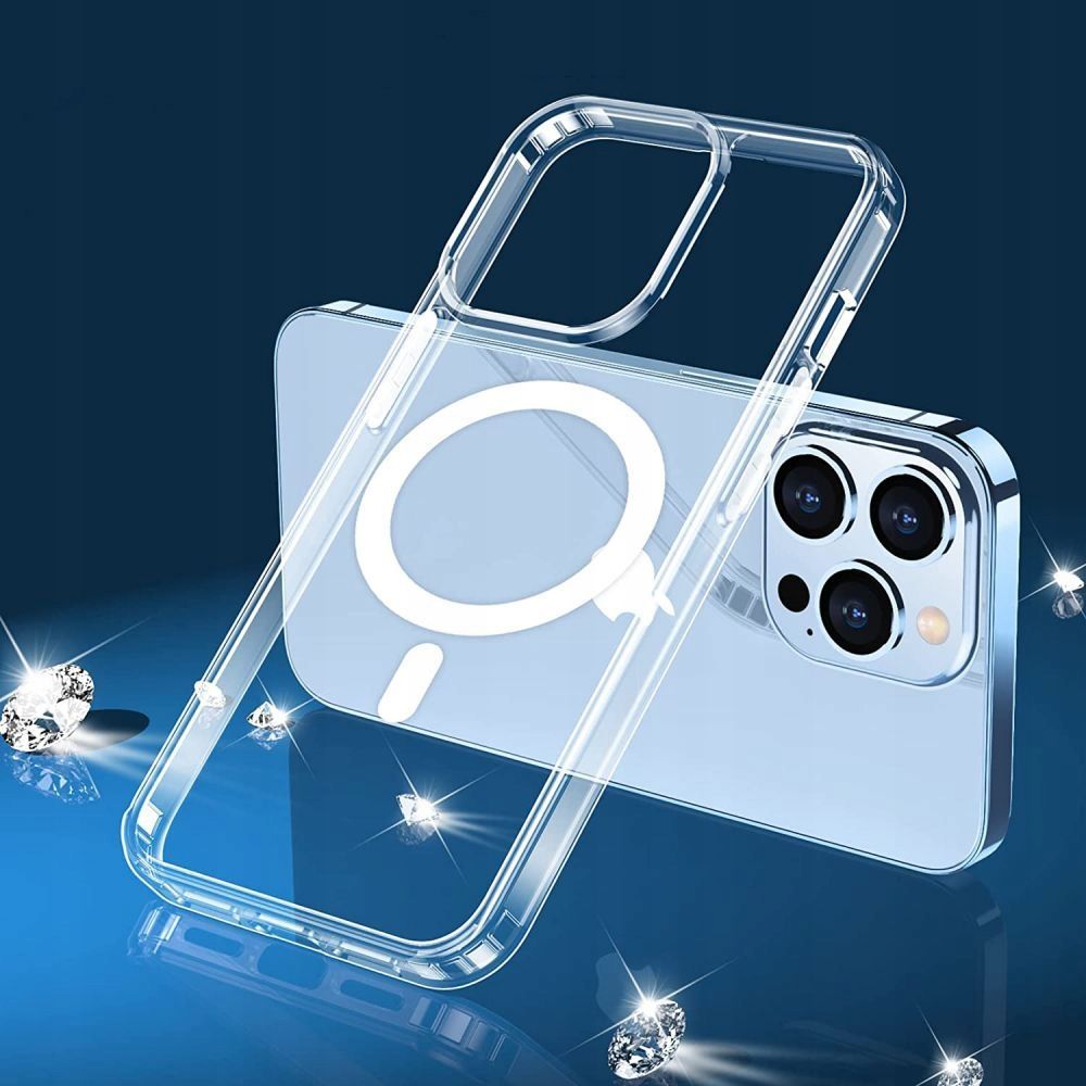 Tech-Protect iPhone 12 Pro Max Skal FlexAir Hybrid MagSafe Transparent