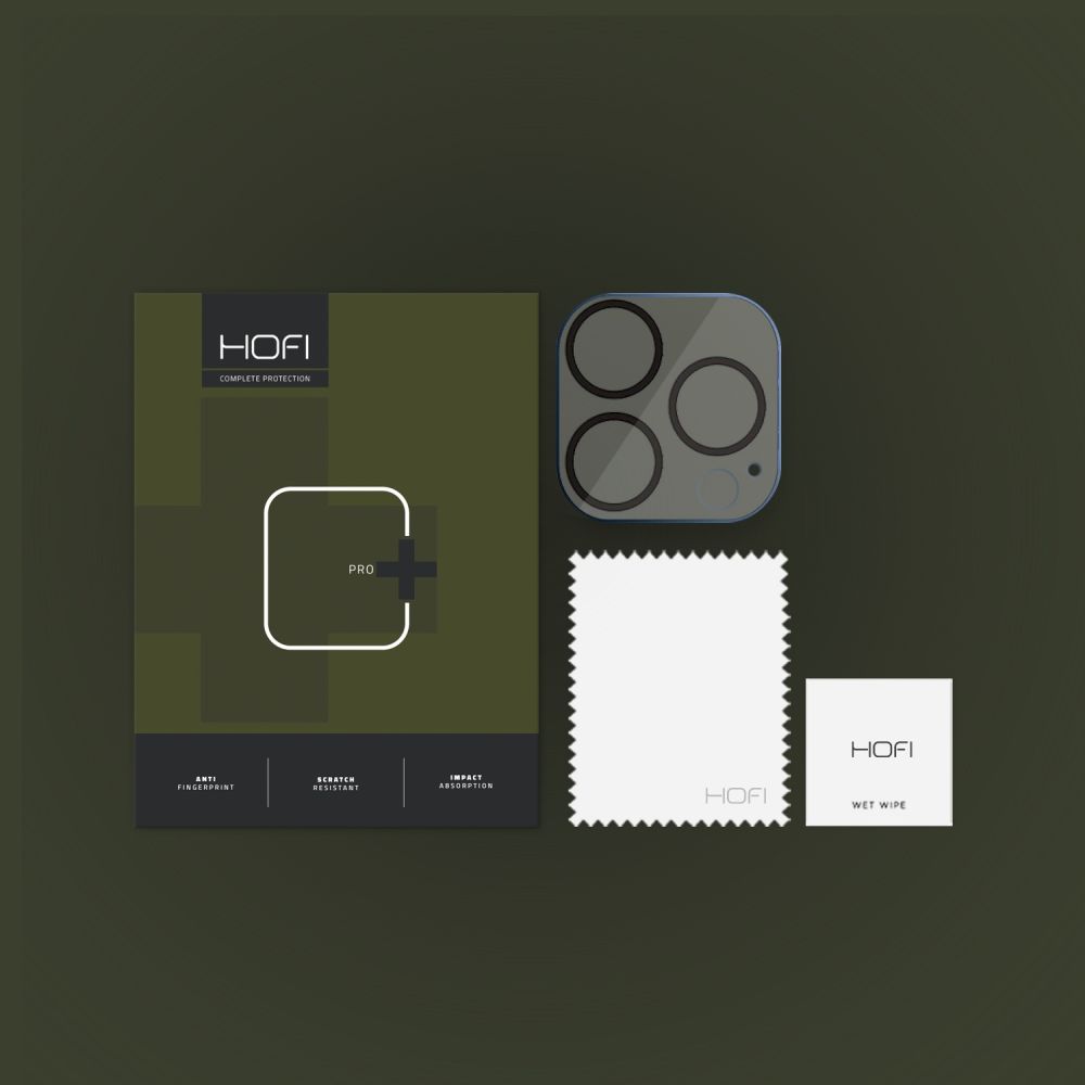HOFI iPhone 14 Pro / 14 Pro Max Linsskydd Pro+ Hrdat Glas