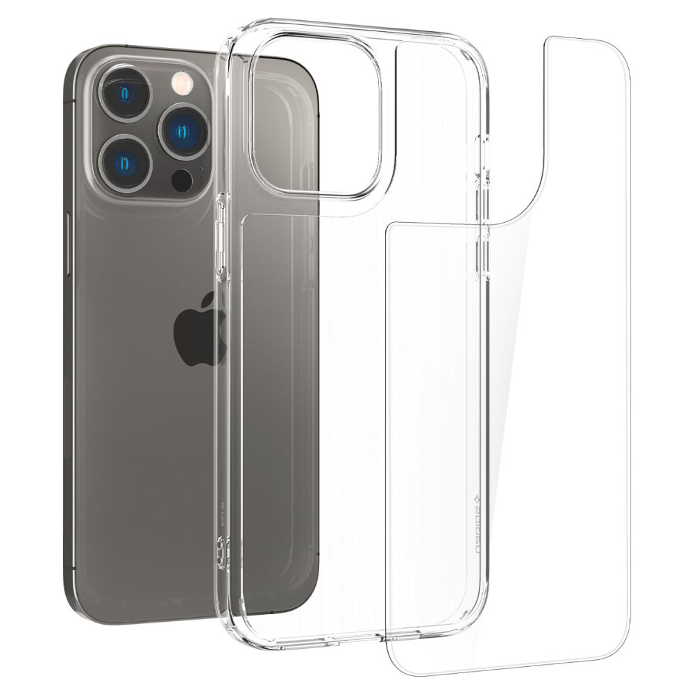 Spigen iPhone 14 Pro Skal Quartz Hybrid Transparent