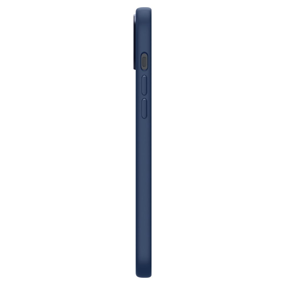 Spigen iPhone 15 Plus / 14 Plus Skal Silicone Fit Mag MagSafe Navy Blue