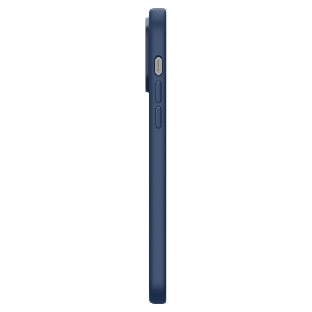 Spigen iPhone 14 Pro Skal Silicone Fit Mag MagSafe Navy Blue