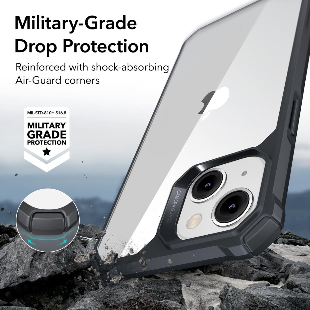 ESR iPhone 15 Plus / 14 Plus Skal Air Armor Transparent/Svart