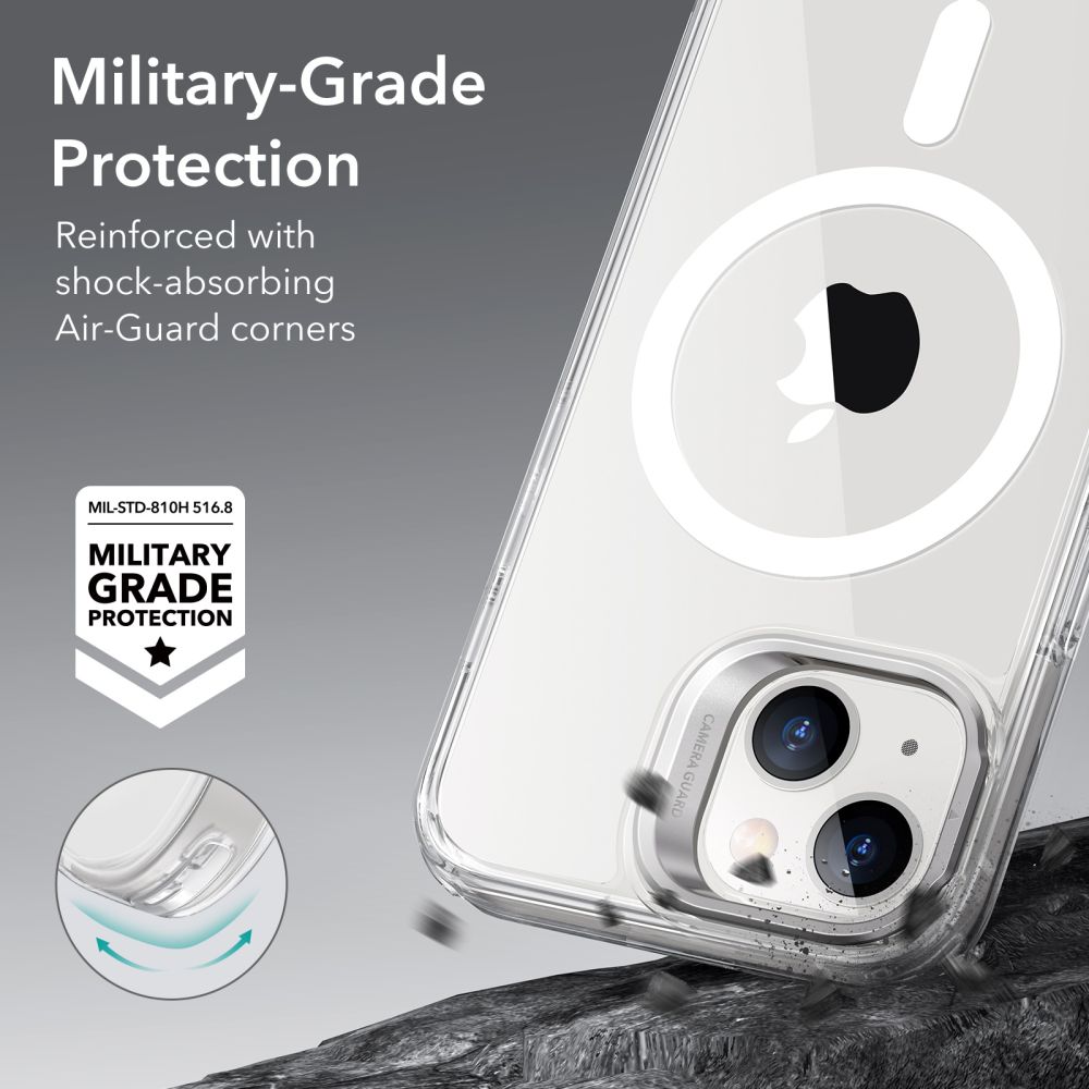 ESR iPhone 14 Plus Skal Kickstand HaloLock MagSafe Transparent