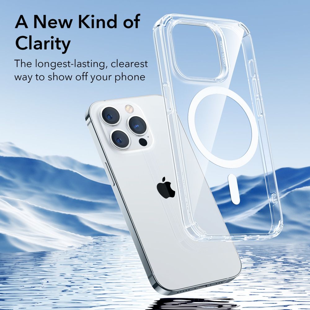 ESR iPhone 14 Pro Skal Krystec HaloLock MagSafe Transparent