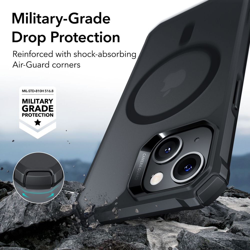 ESR iPhone 14 Pro Skal Air Armor HaloLock MagSafe Frostad Svart