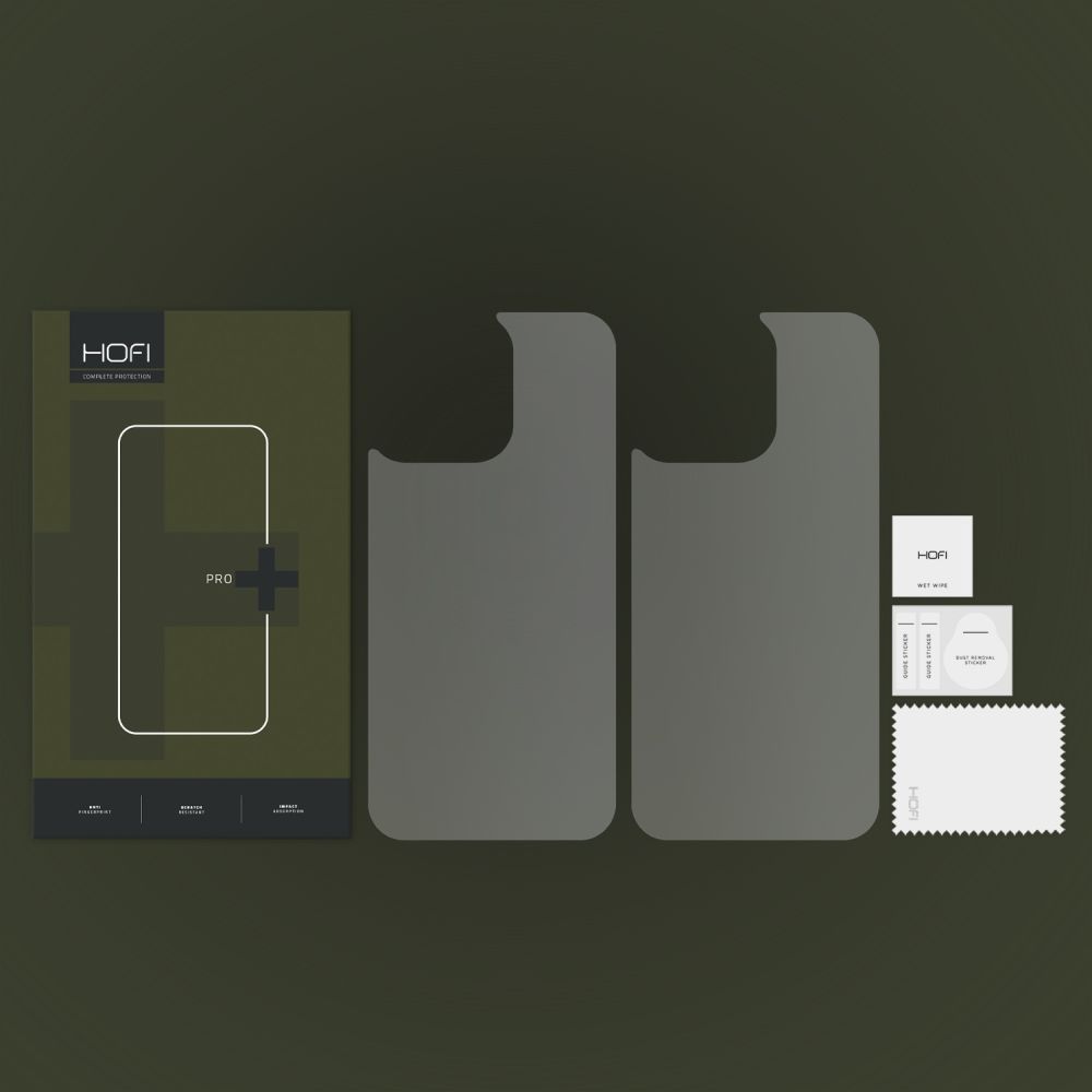 HOFI iPhone 14 Pro Max 2-PACK HydroFlex Pro+ Fr Bakhlje