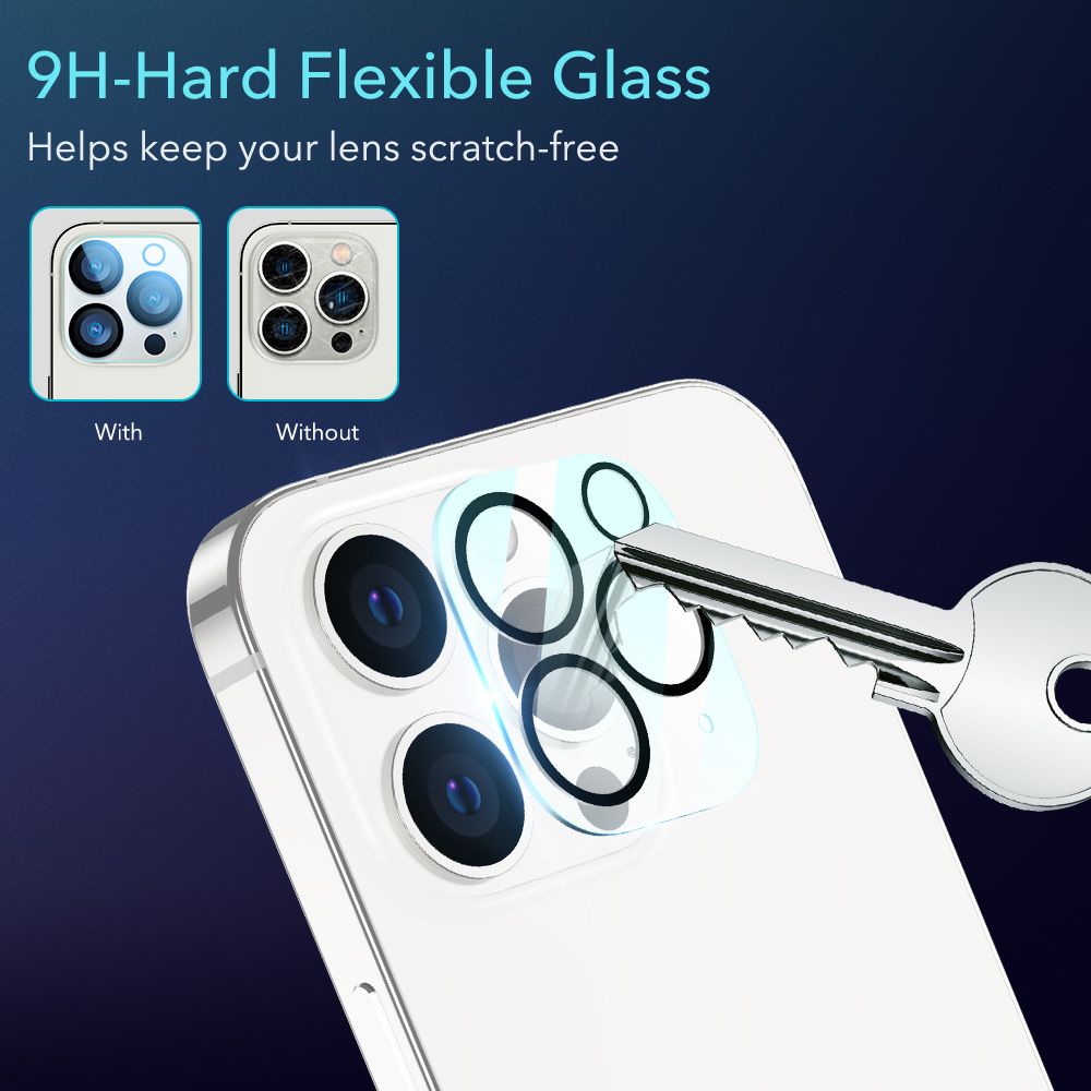 ESR iPhone 13 Pro / 13 Pro Max Linsskydd Härdat Glas