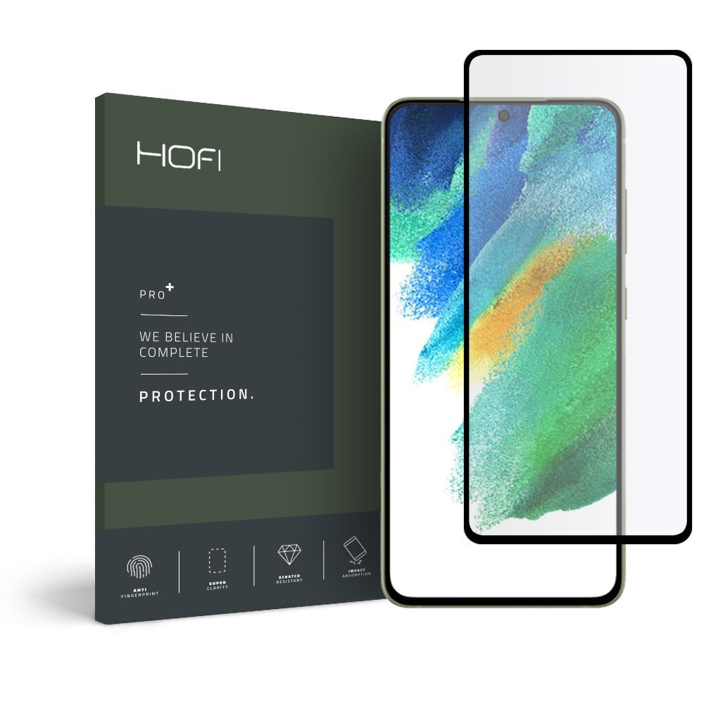 HOFI Galaxy S21 FE Skrmskydd Pro+ Heltckande Hrdat Glas
