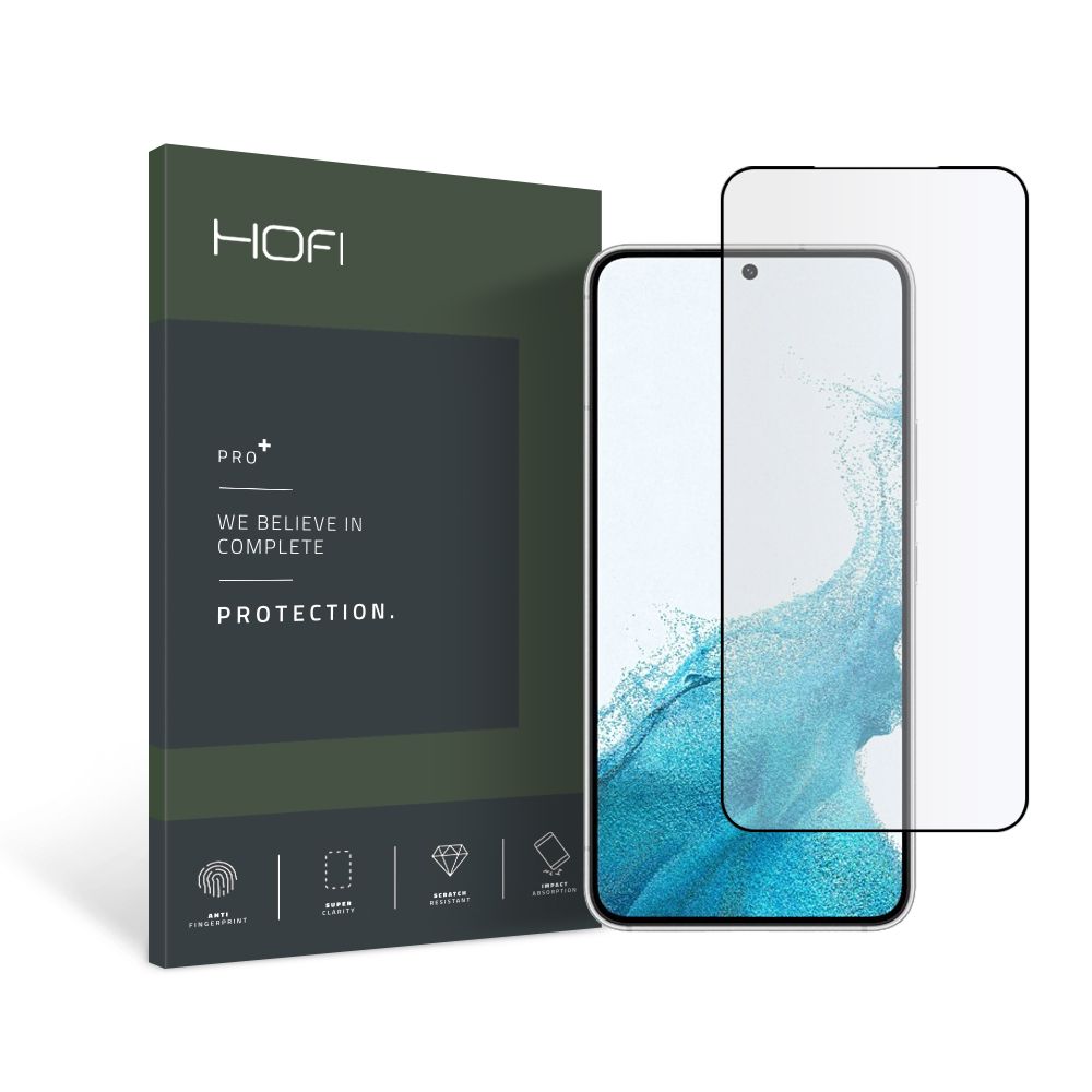 HOFI Galaxy S22 Skrmskydd Pro+ Heltckande Hrdat Glas