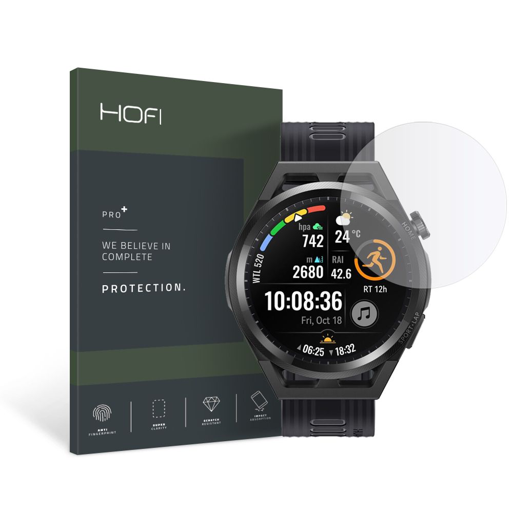 HOFI Huawei Watch GT Runner Skrmskydd Pro+ Hrdat Glas