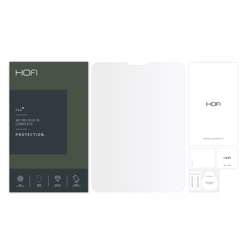 HOFI iPad Air 2020/2022 Skrmskydd Pro+ Hrdat Glas