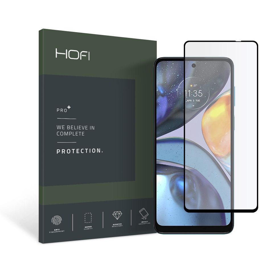 HOFI Motorola Moto G22 / E32 Skrmskydd Pro+ Heltckande