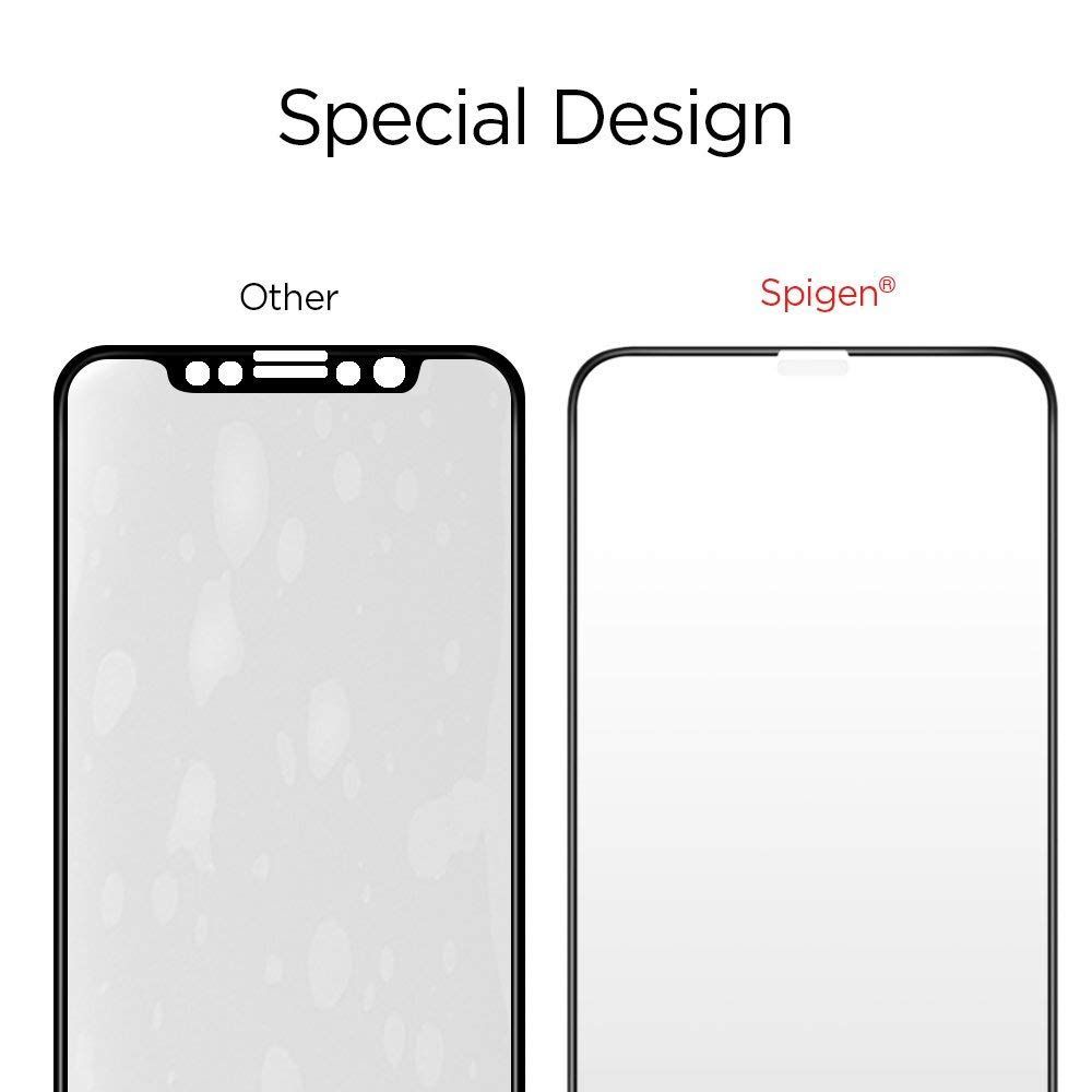 Spigen iPhone 11 Pro / X/Xs Skrmskydd Glass FC Hrdat Glas
